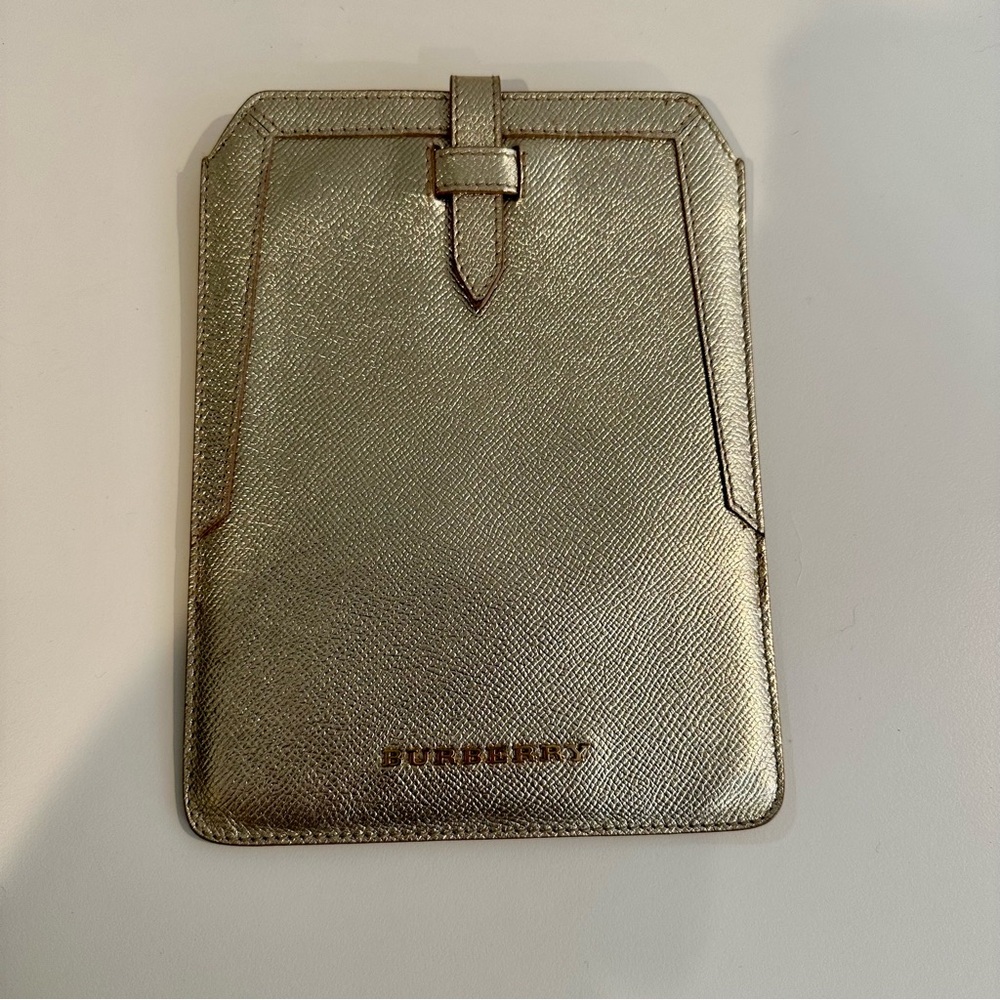 Burberry Gold Metallic IPad mini or tablet case